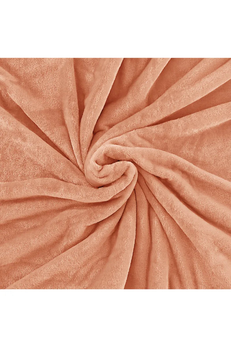 Elegant Embossed Blanket | Luxury Coral AC Fleece (Skin)