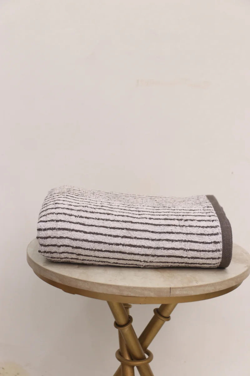 Premium Yarn Dyed Stripe Towels | Soft & Absorbent | 6 Colors Available