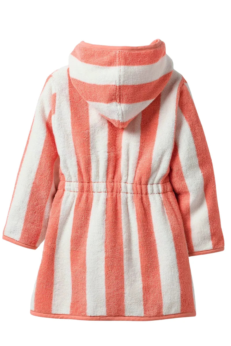 Striped Bathrobe for Children, Transat - striped violet