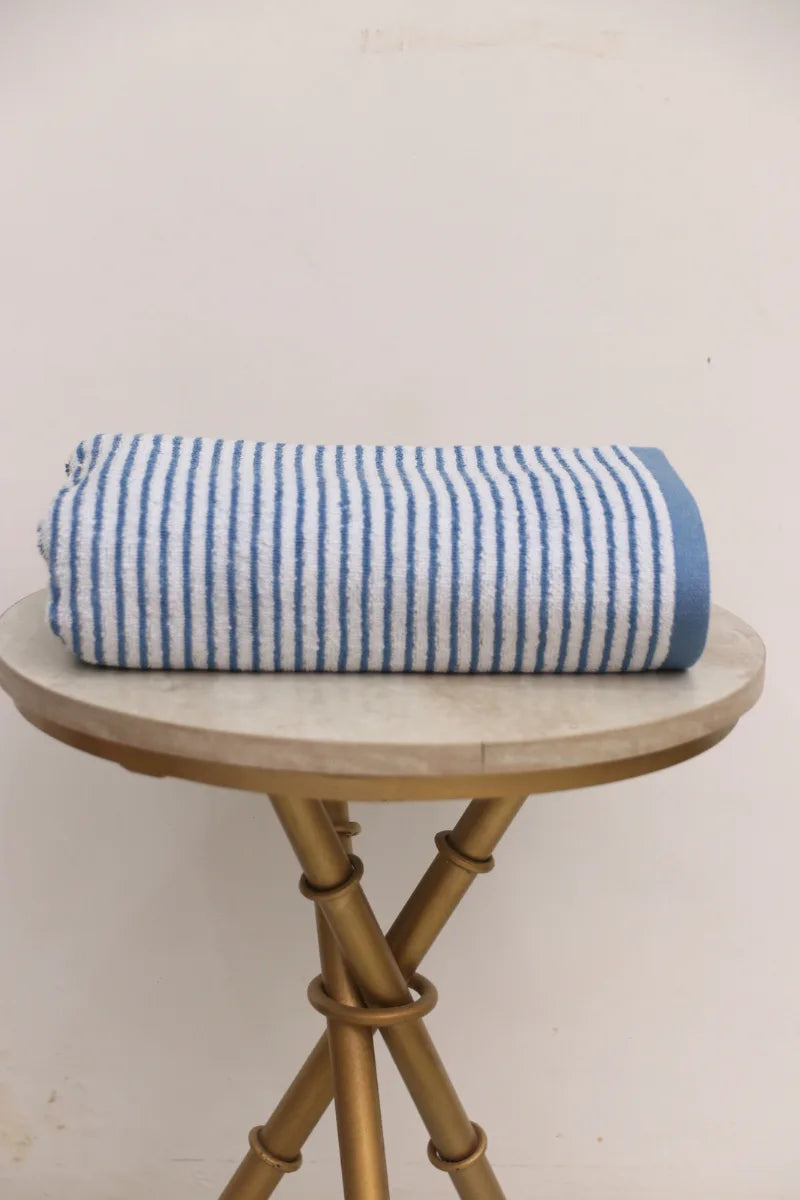 Premium Yarn Dyed Stripe Towels | Soft & Absorbent | 6 Colors Available