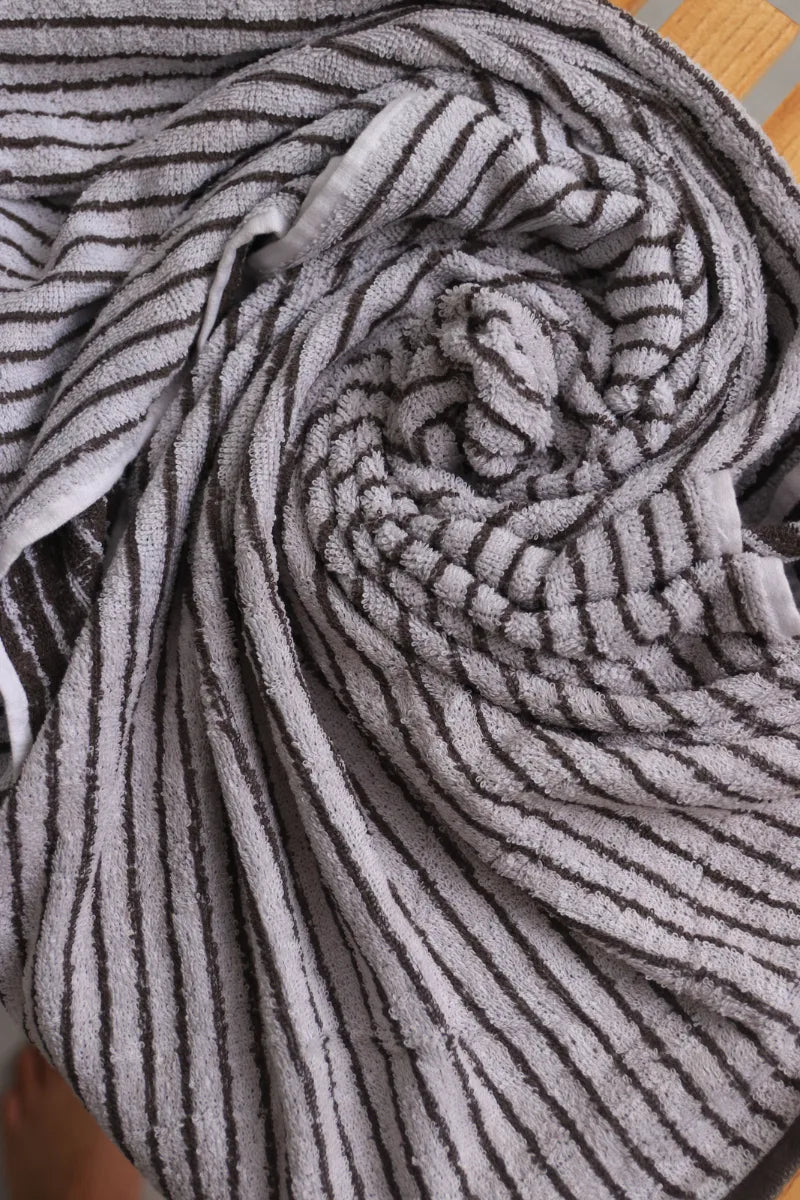 Premium Yarn Dyed Stripe Towels | Soft & Absorbent | 6 Colors Available
