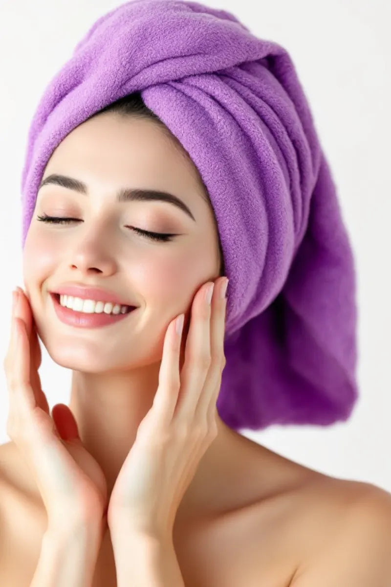Luxury Microfiber Turban Towel | Fast Hair Drying & Comfortable Fit