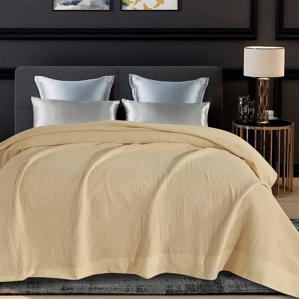 AC Thermal Blanket | Soft & Breathable Comfort (Beige)