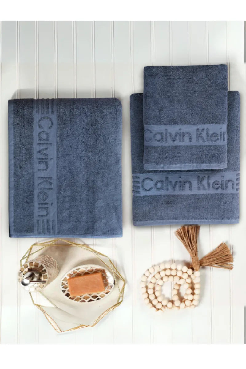 Calvin Klein Imported Cotton Towels | Pack of 1/2/3 | Soft & Absorbent | Multiple Colors Available