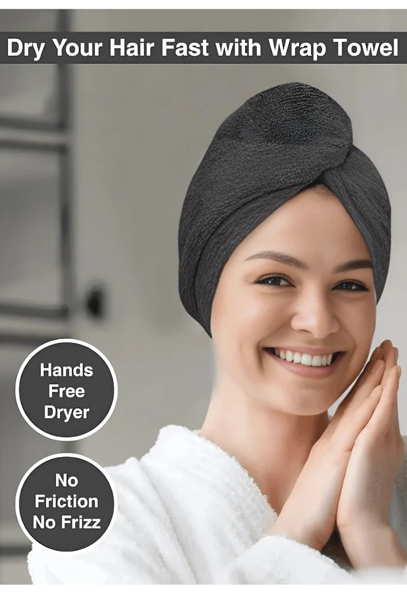 Quick Dry Turban Towel | Soft & Lightweight Hair Wrap