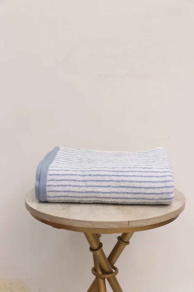 Premium Yarn Dyed Stripe Towels | Soft & Absorbent | 6 Colors Available