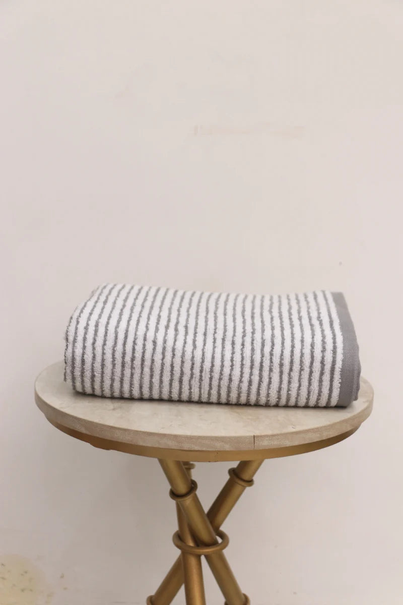 Premium Yarn Dyed Stripe Towels | Soft & Absorbent | 6 Colors Available