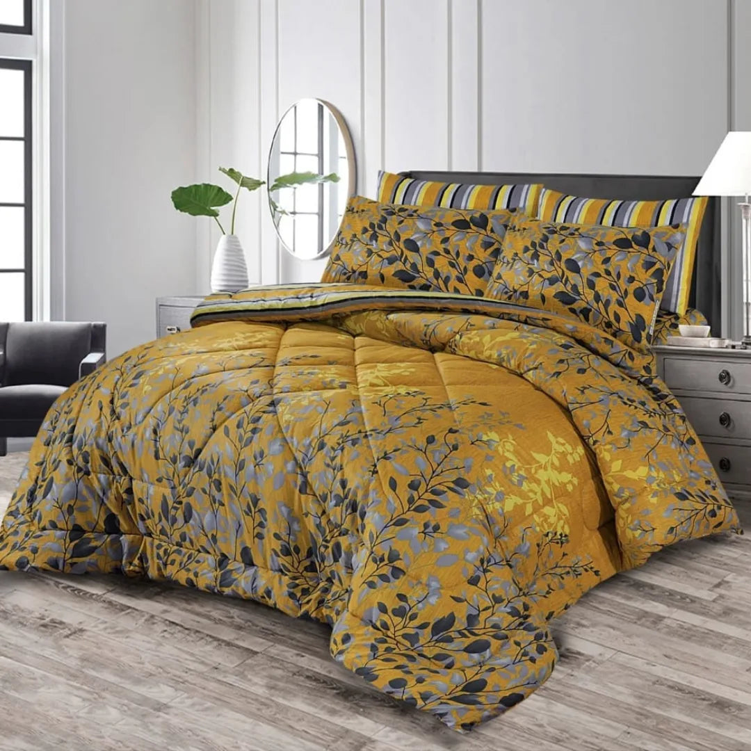 Signature Famous Cotton Comforter Set – 7 Pieces