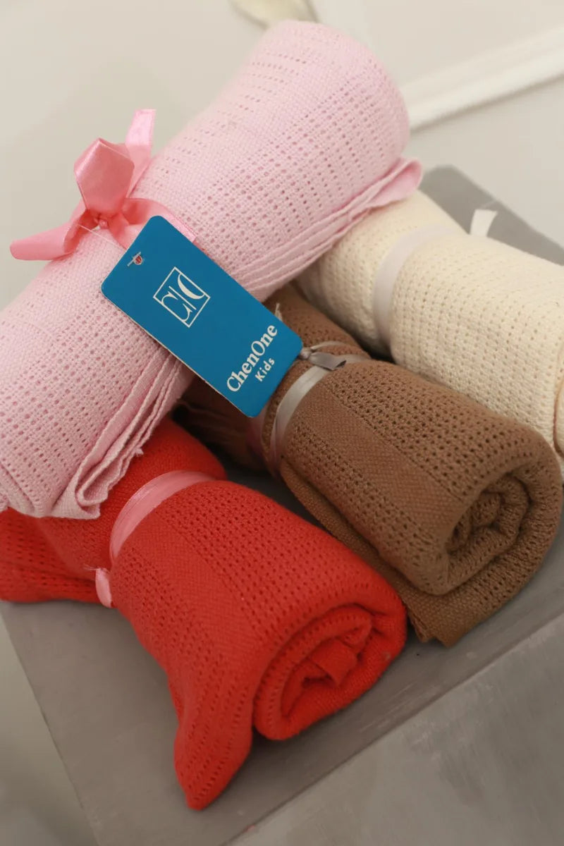 Kids Cozy Cloud Blanket (Red)