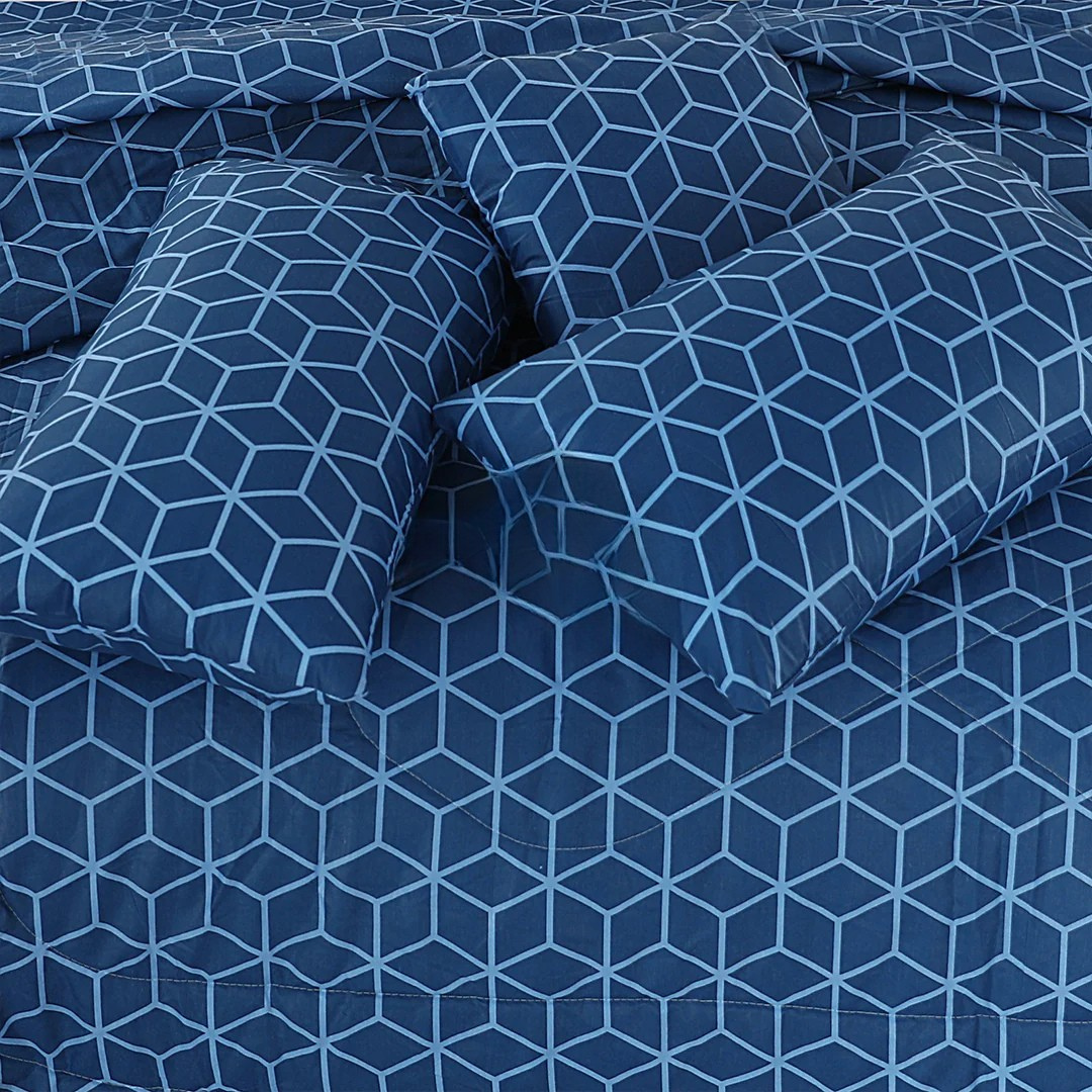 Signature Zinc Cotton Comforter Set – 7 Pieces