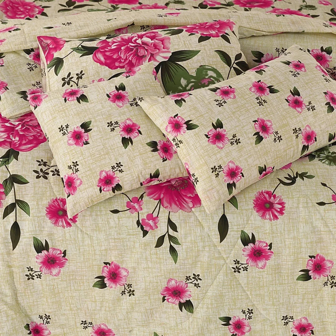 Signature ASH-1029 Cotton Comforter Set – 7 Pieces