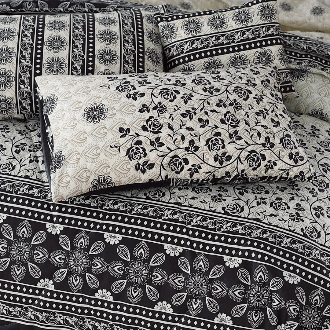 Signature Jhumka Cotton Comforter Set – 7PCS