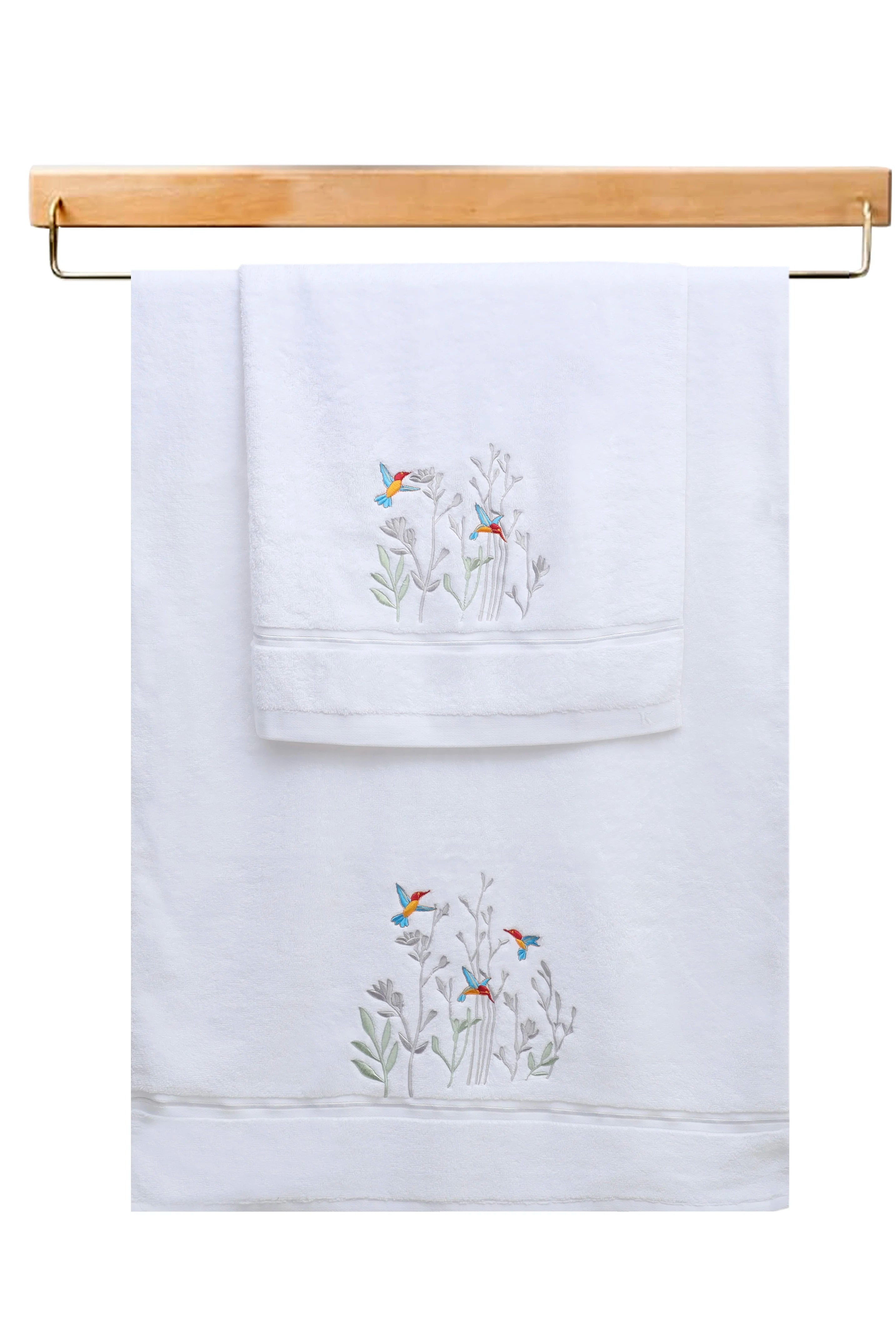 Embroedry towel set and single | 100% cotton