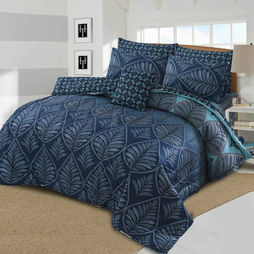 Signature Premium Pan Cotton Comforter Set – 7PCS