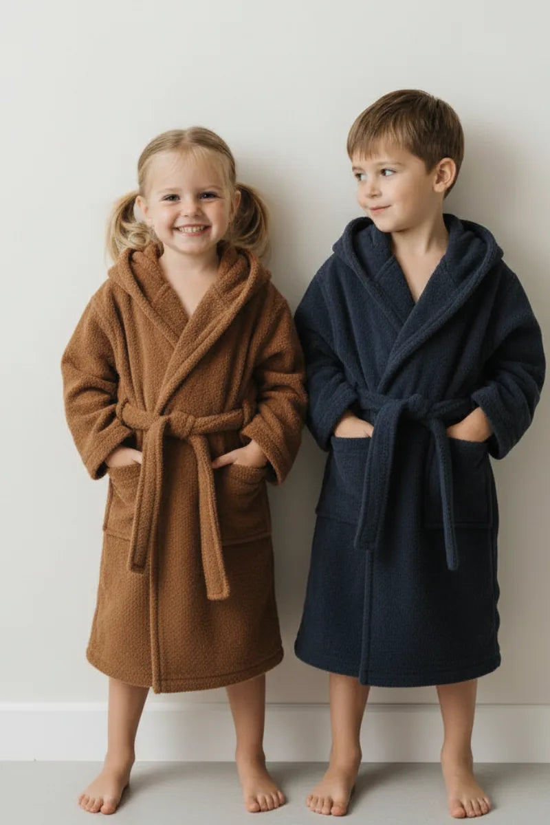 Kids Velvet Bathrobe – Soft & Cozy | Ideal for Ages 4 to 6 Years