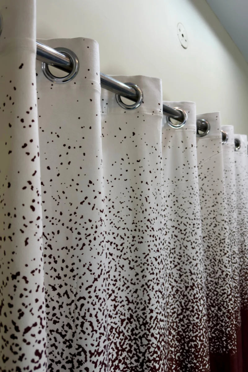 Ombre Speckled Curtain Set – Stylish & Modern Home Décor
