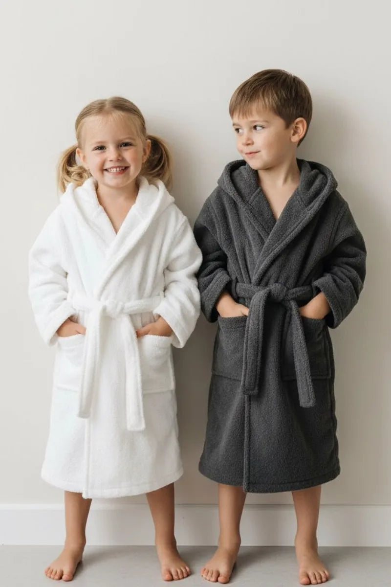 Kids Velvet Bathrobe – Soft & Cozy | Ideal for Ages 4 to 6 Years