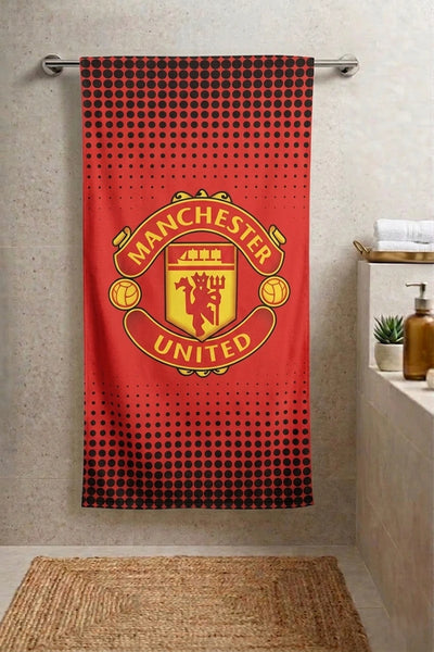 Your favourite players team Print Bath Towel – football for Kids