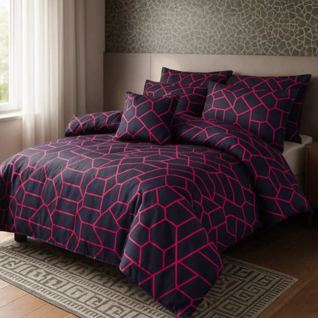 Signature Piano Cotton Comforter Set – 7 Pieces