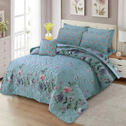 Signature Sky Leaf Cotton Comforter Set – 7 Pieces