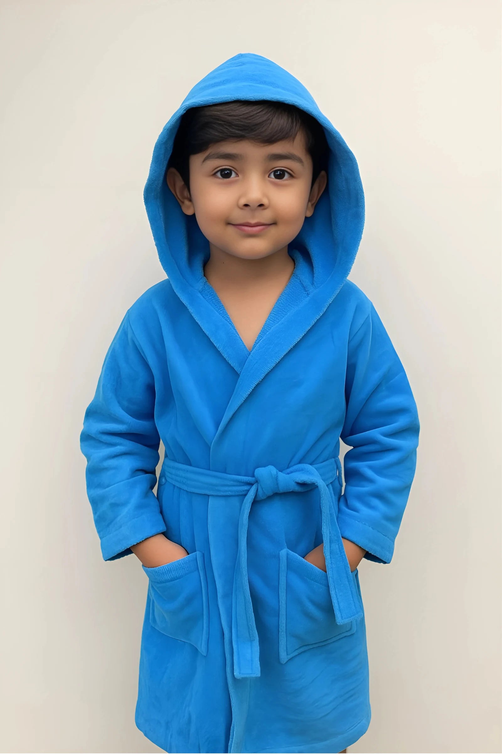Kids Cotton Velvet Bathrobes (Available in different colors)