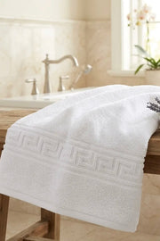 Greek Towel White | 100% Cotton | 550 GSM Bath Towel