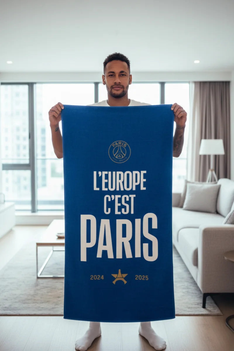 Junior.N Your favourite team Print Bath Towel – football for Kids
