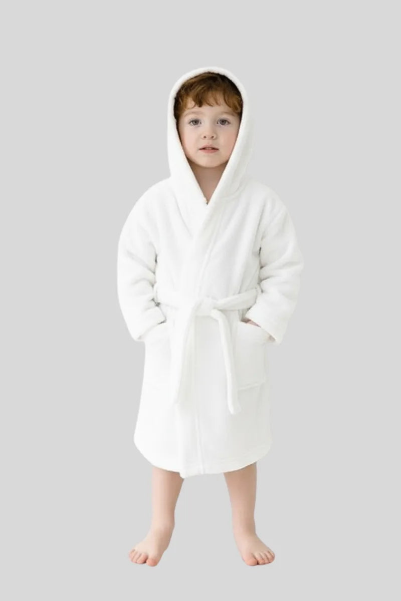 Kids Velvet Bathrobe – Soft & Cozy | Ideal for Ages 4 to 6 Years