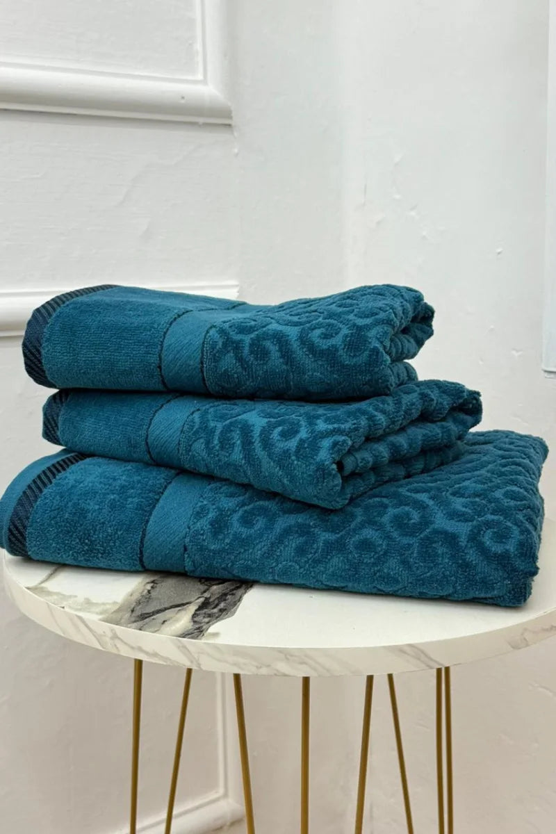 3-Pcs Export Towel Set – Soft & Absorbent