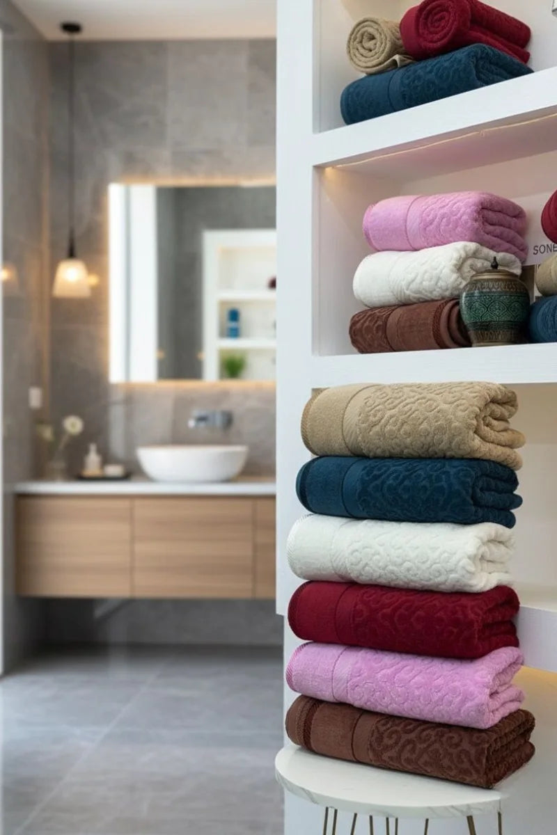 3-Pcs Export Towel Set – Soft & Absorbent