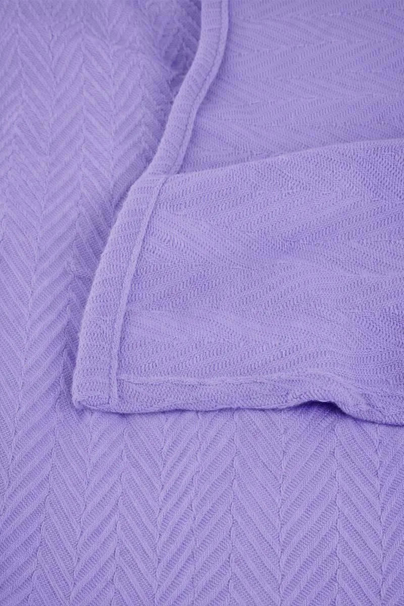 Zig-Zag Chevron All-Season Cotton Bedding Blanket
