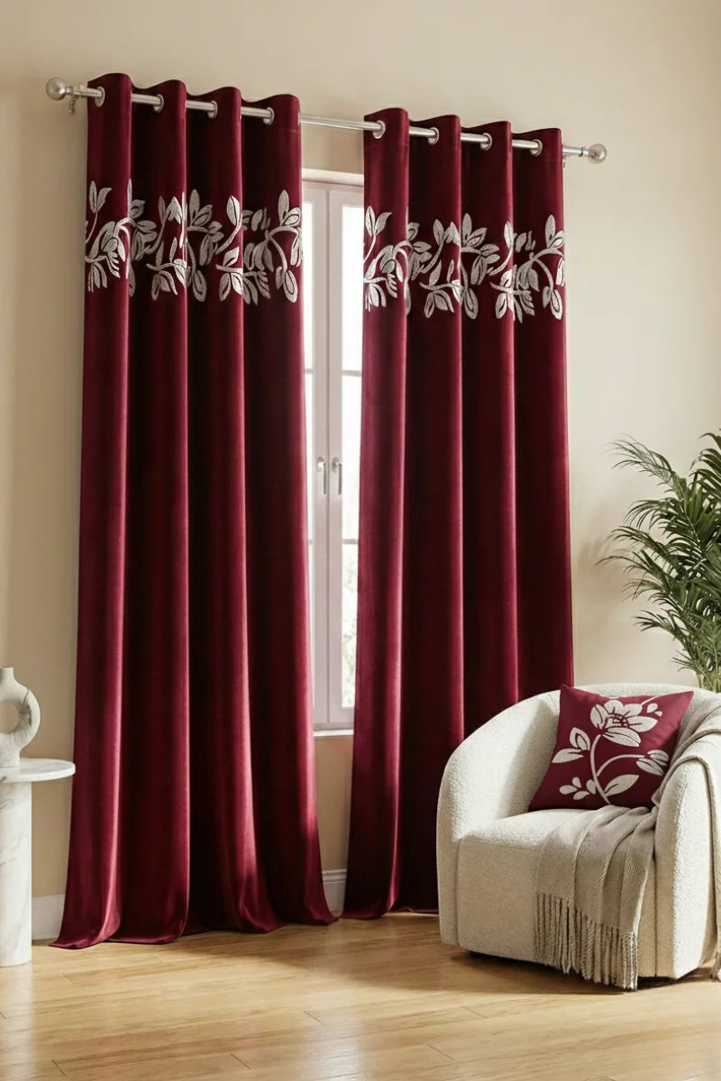 Luxury Velvet Curtains Set of 2 | Soft & Elegant Window Drapes