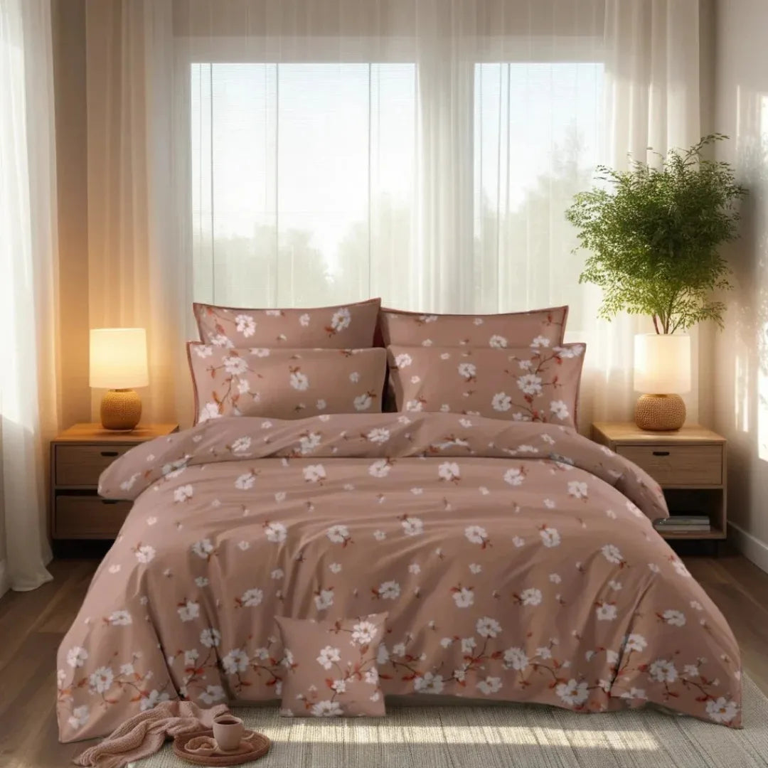 D.KDO Pure Cotton Comforter Set – 7 Pieces
