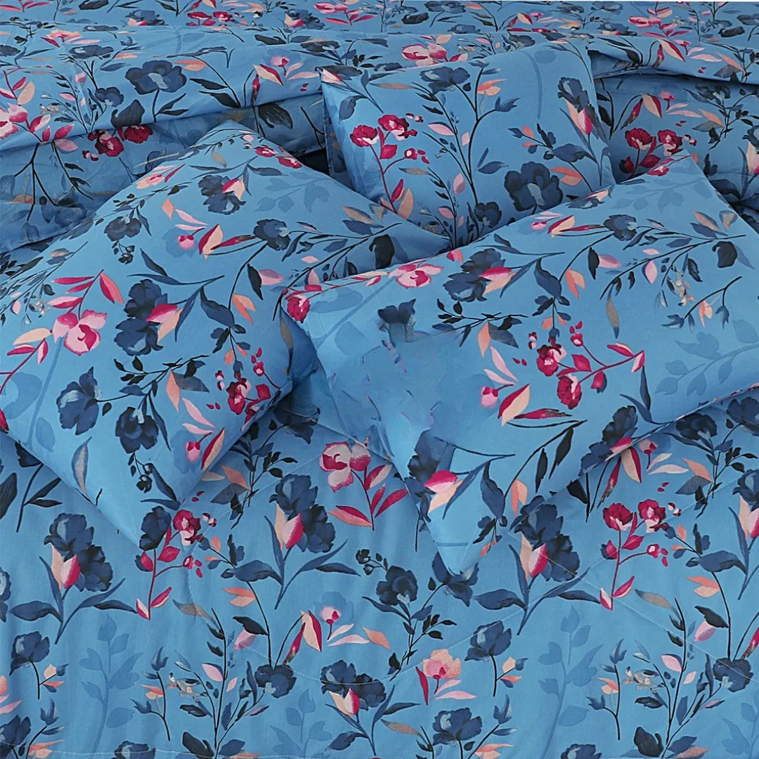 Signature Satino Cotton Comforter Set – 7 Pieces