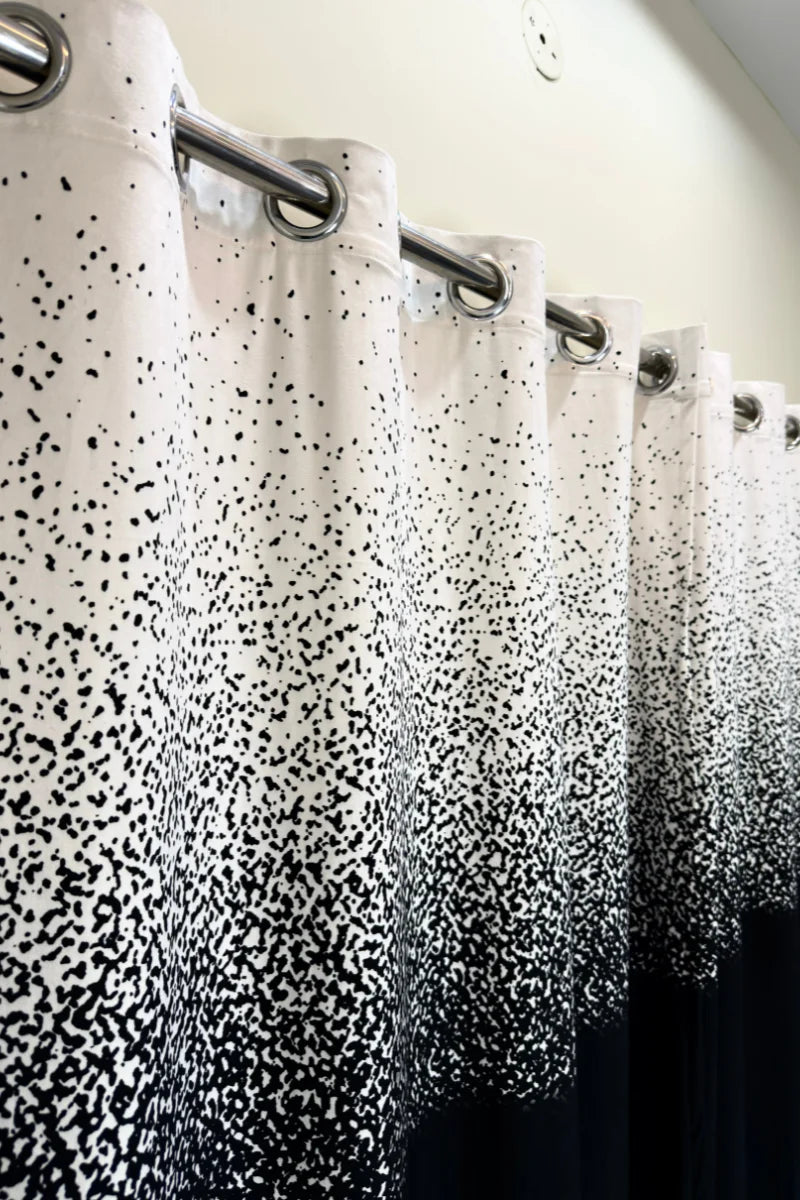 Ombre Speckled Curtain Set – Stylish & Modern Home Décor