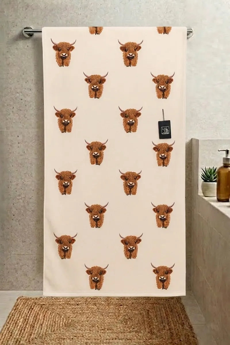 Travel-Friendly Printed Towel | Compact & Quick Drying