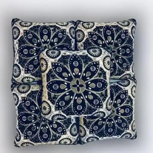 5-Piece Velvet Jacquard Cushion Covers Set