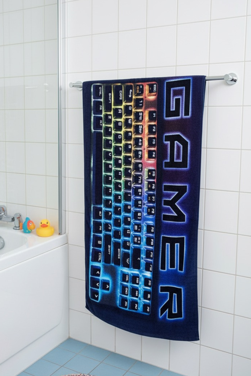 Adorable Kids’ Towel with Cartoon Prints – Cozy & Quick-Drying