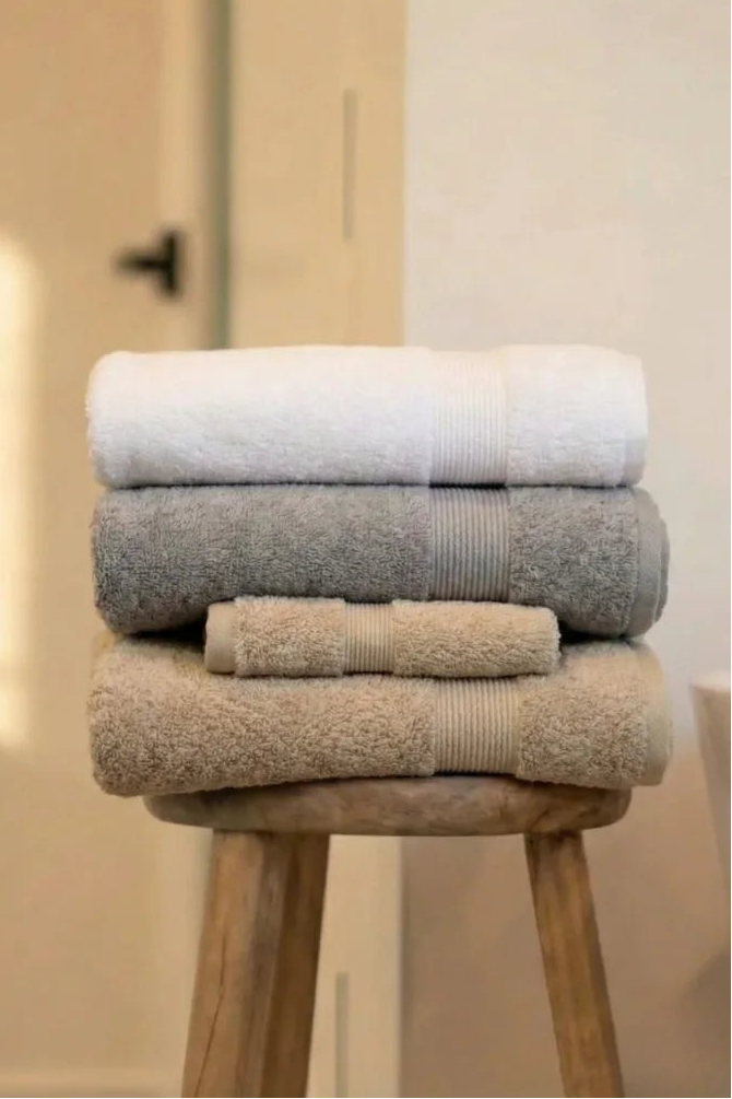 2-Pcs Premium Cotton Towel Set – Bath & Hand Towel