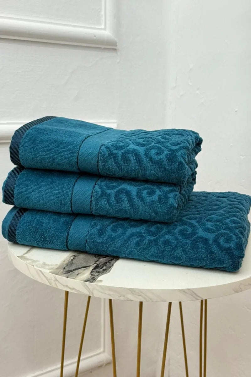 3-Pcs Export Towel Set – Soft & Absorbent