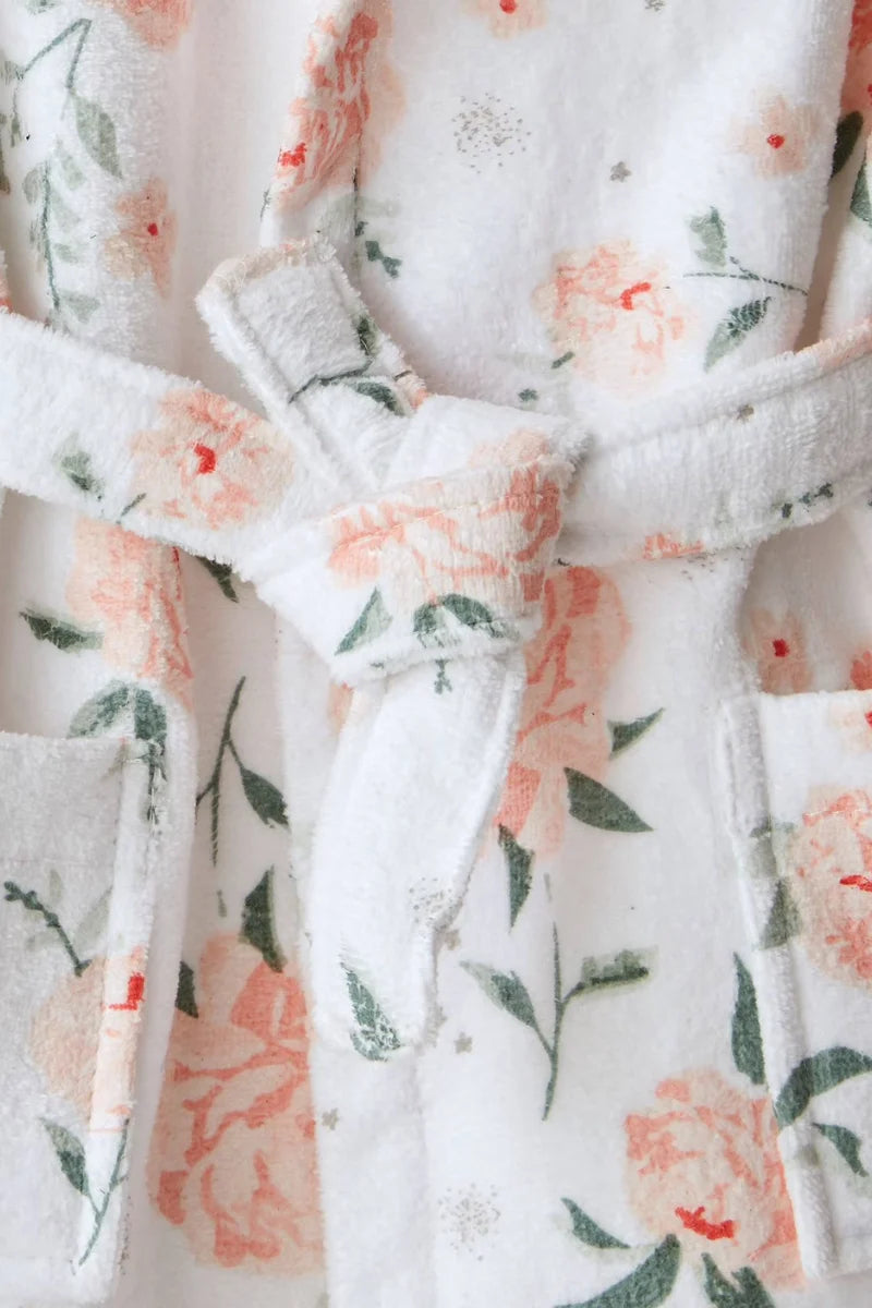 Pink Printed Bathrobe for Kids – Soft & Cozy Wear | 2 to 14 year