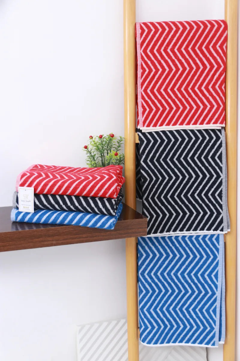 Premium Set of 3 Regular Bath Towels – Soft, Absorbent & Durable