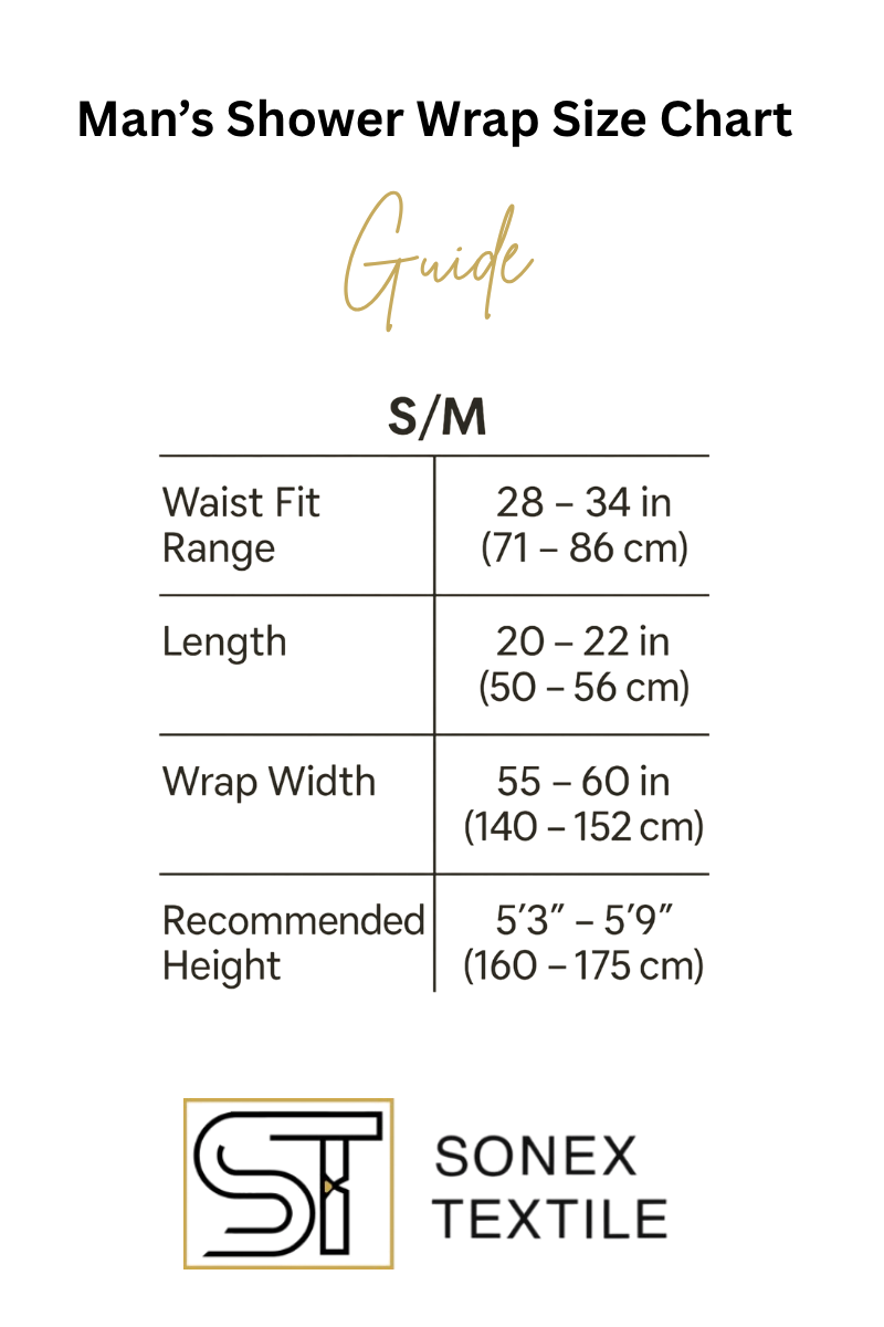 Indus Men's Shower Wrap | skin brown 100% cotton