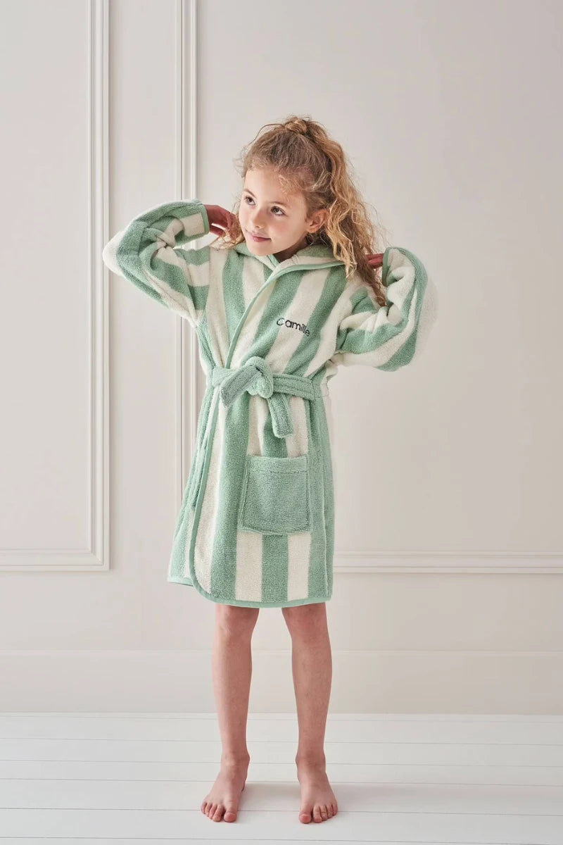 Striped Bathrobe for Children, Transat (Available in 3 Colors)
