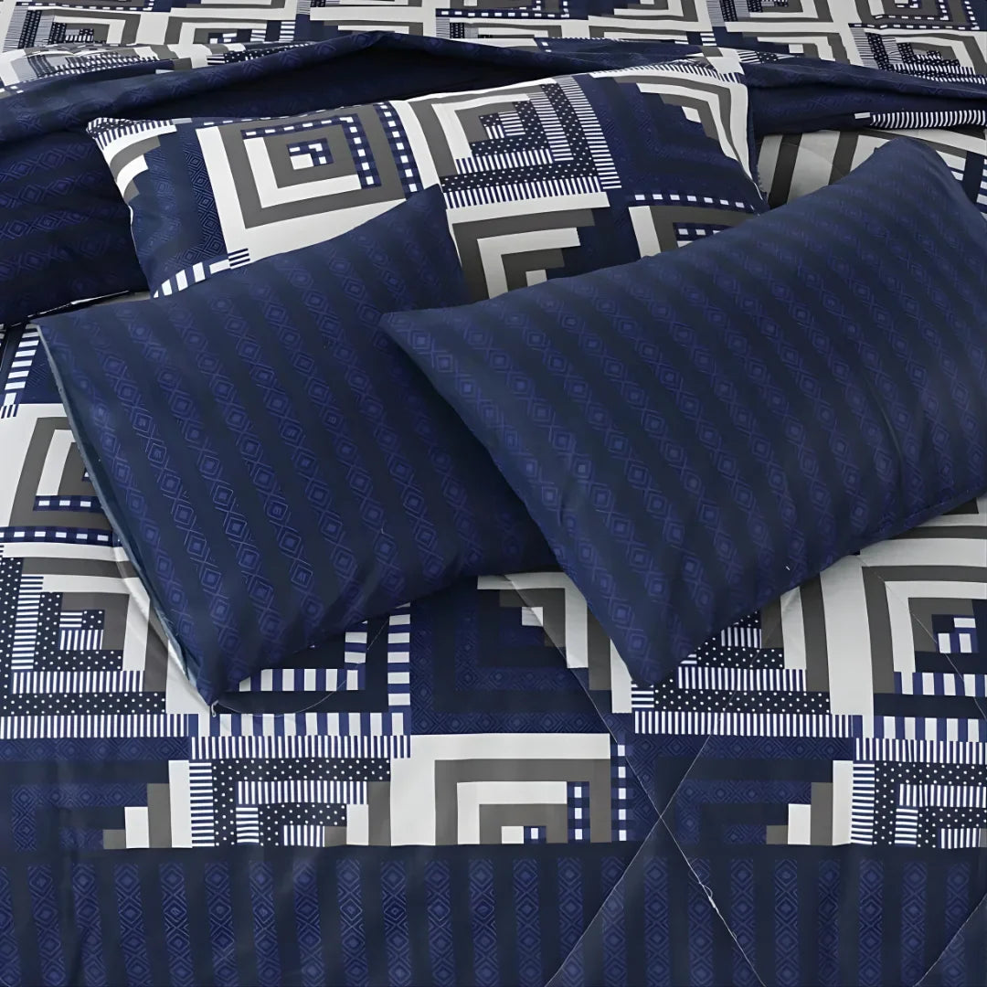 Premium King Size 7-Piece Comforter Set | Complete Bedding Collection