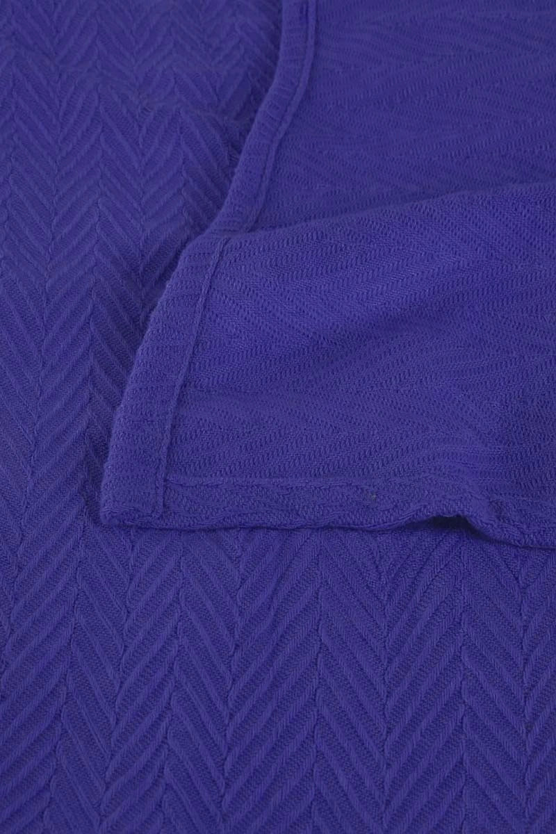 Zig-Zag Chevron All-Season Cotton Bedding Blanket