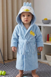 Duckie Soft & Cozy Animal Hooded Bathrobes (Ages 1 to 3 Years)
