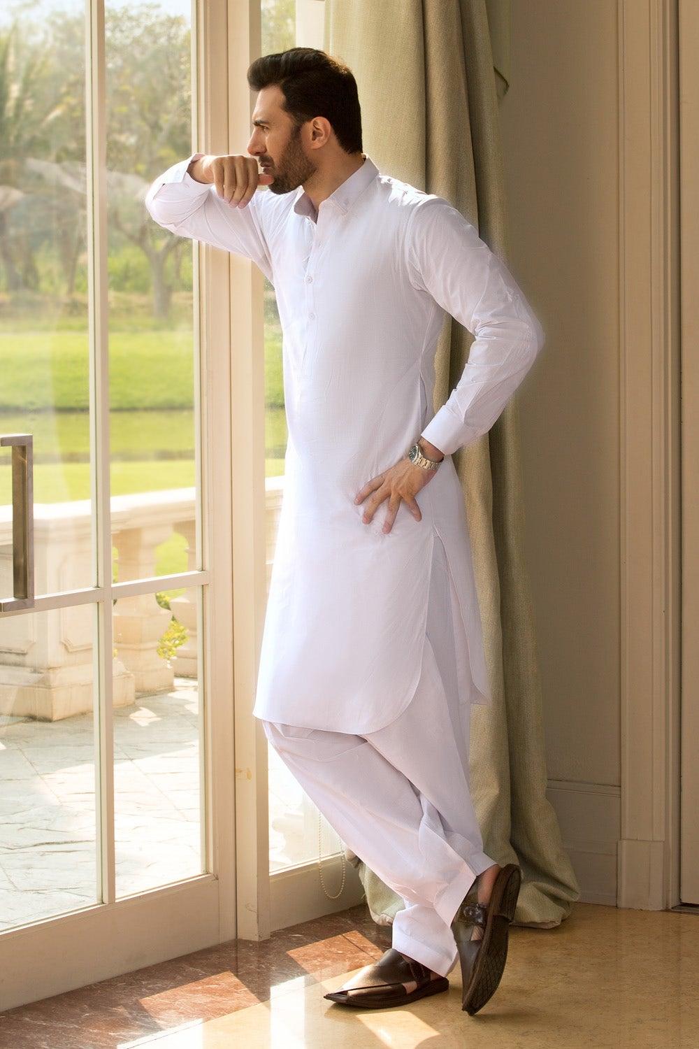 Premium Wash & Wear Shalwar Kameez for Men