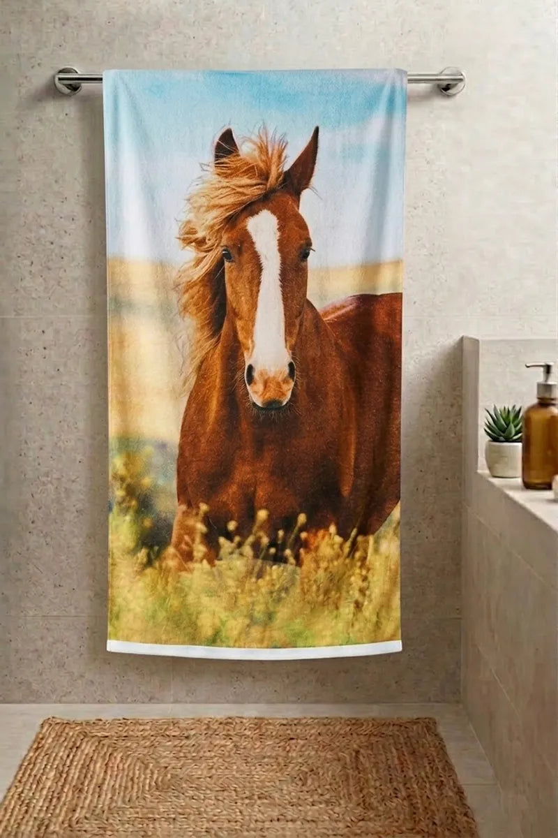 Adventure Towel for Kids – Horse, Playful & Durable