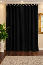 Soft Terry Fabric Curtain Set – Plush & Cozy Home Décor